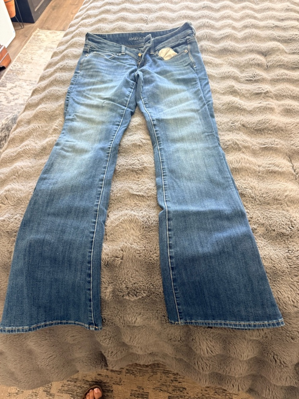 American Eagle Outfitters Light Blue Flare Jeans